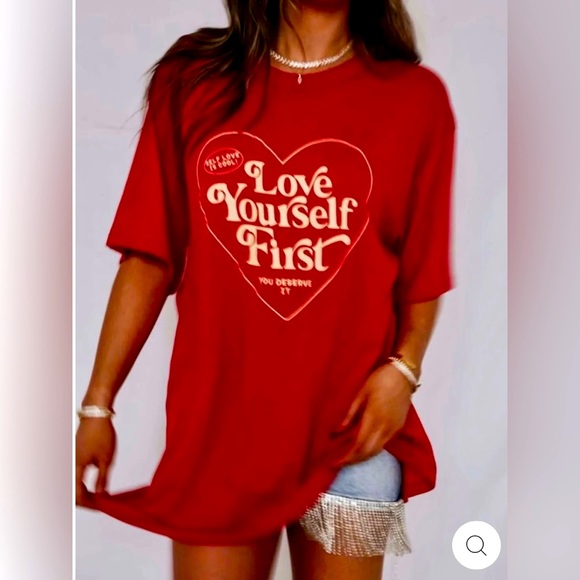 NWT Love Yourself First Tee - Picture 3 of 8